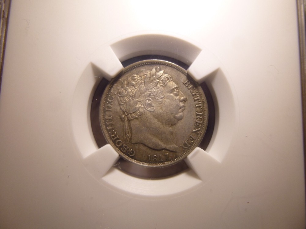 1817 Great Britain 6 Pence NGC MS 61