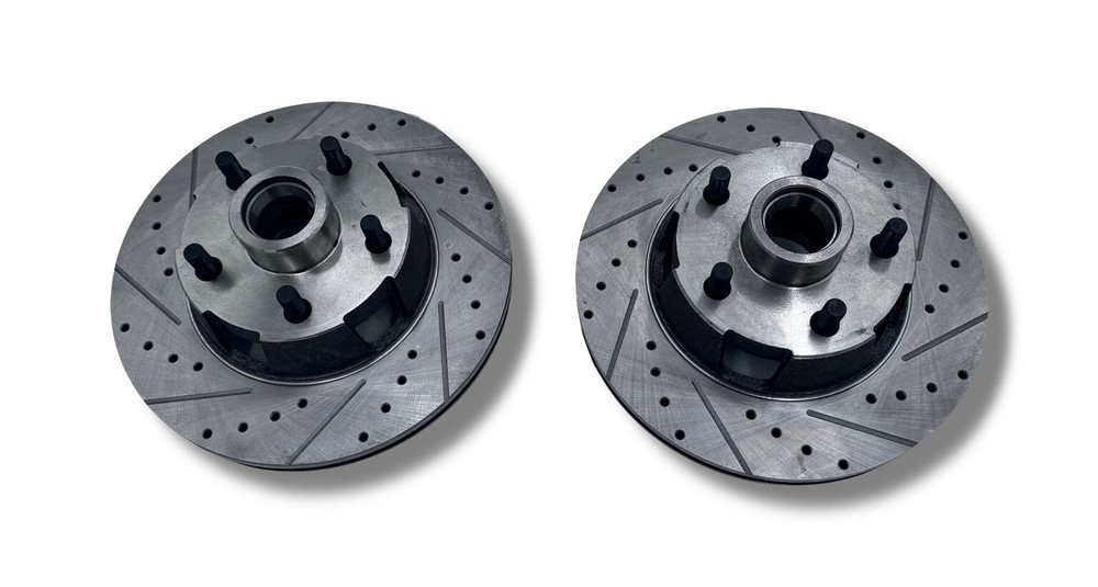 1963-1969 Ford Falcon Front Disc Brake Conversion Kit 4 Piston Calipers