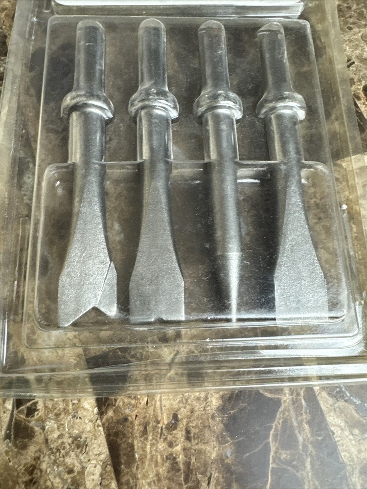 TE Tools Exchange 4 Piece PC Air Chisel Set Brand New In Packaging