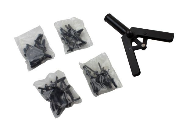 US PRO Tools 41pc Plastic Riveter Tool Set, For Riveting Plastic Rivets 5446