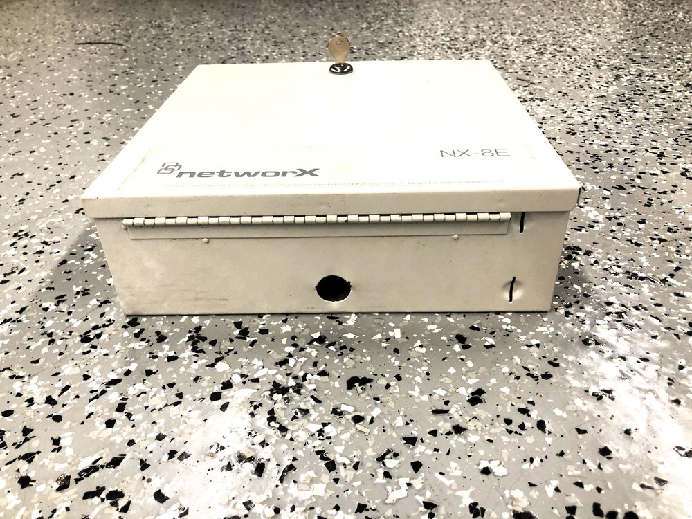 networX Security Alarm Cabinet ONLY NX-8E USED