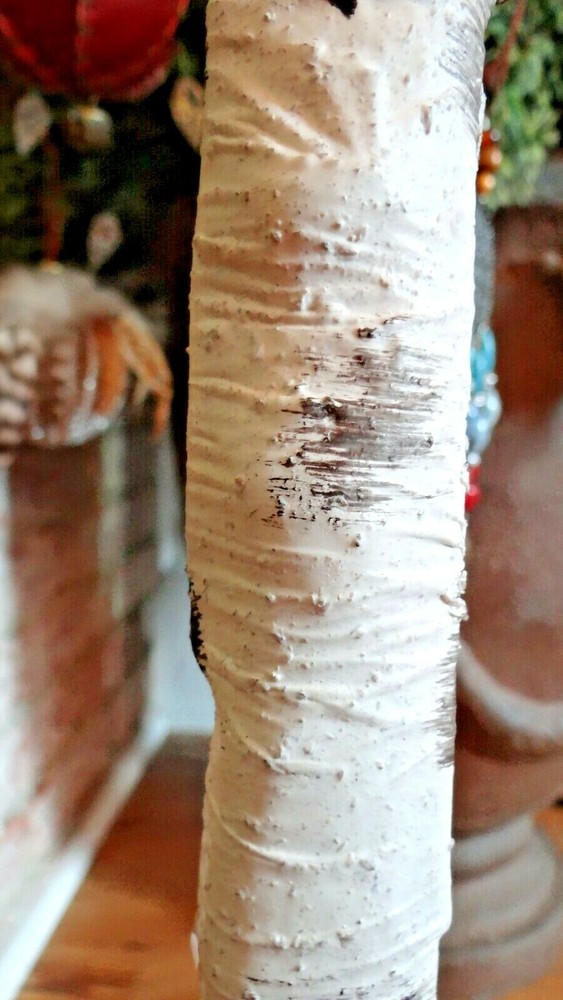 Artificial White Birch Twig Tree With Lighted Branches Rustic Christmas Décor