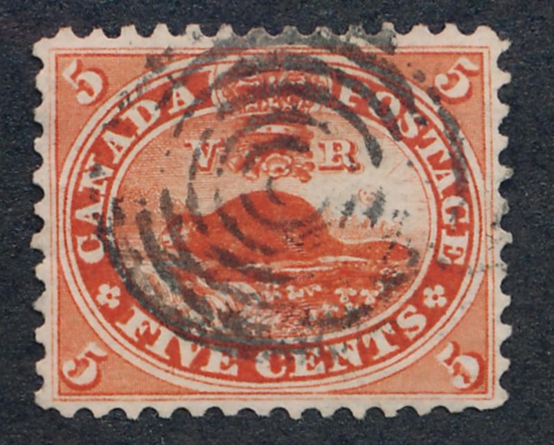 CANADA 15 USED VF LIGHT CANCEL