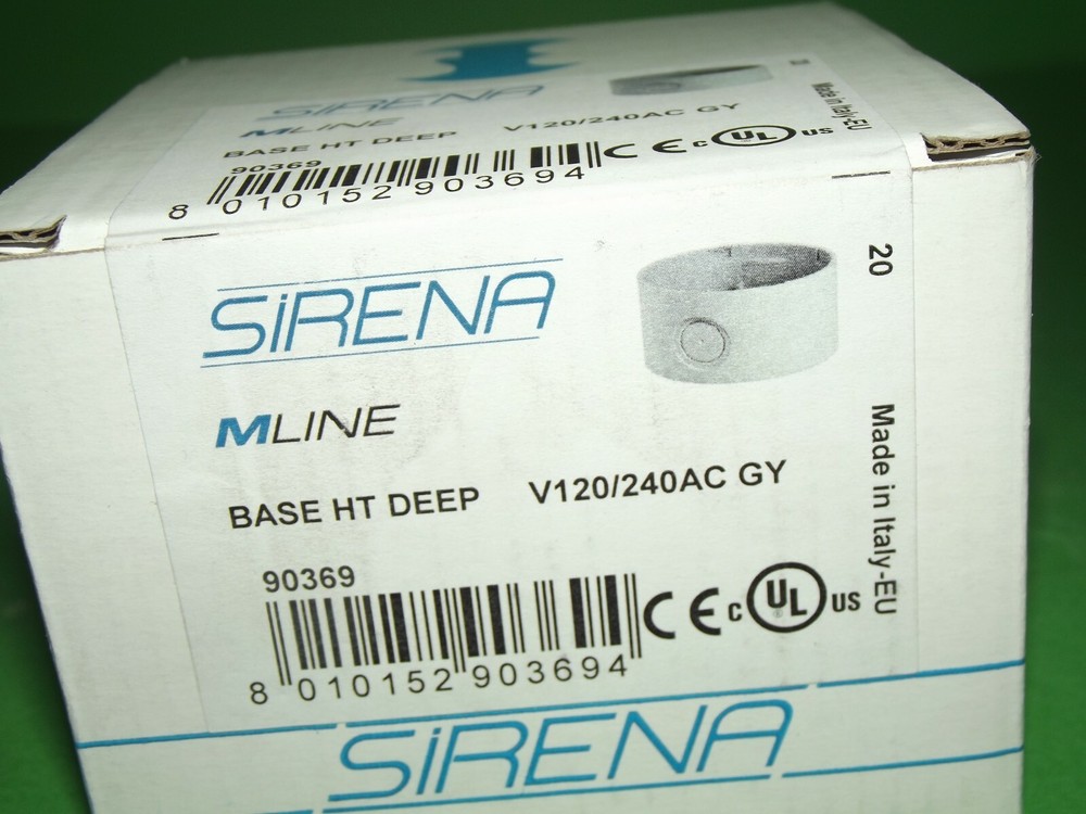 SIRENA M Line Base HT Deep V120/240AC GY
