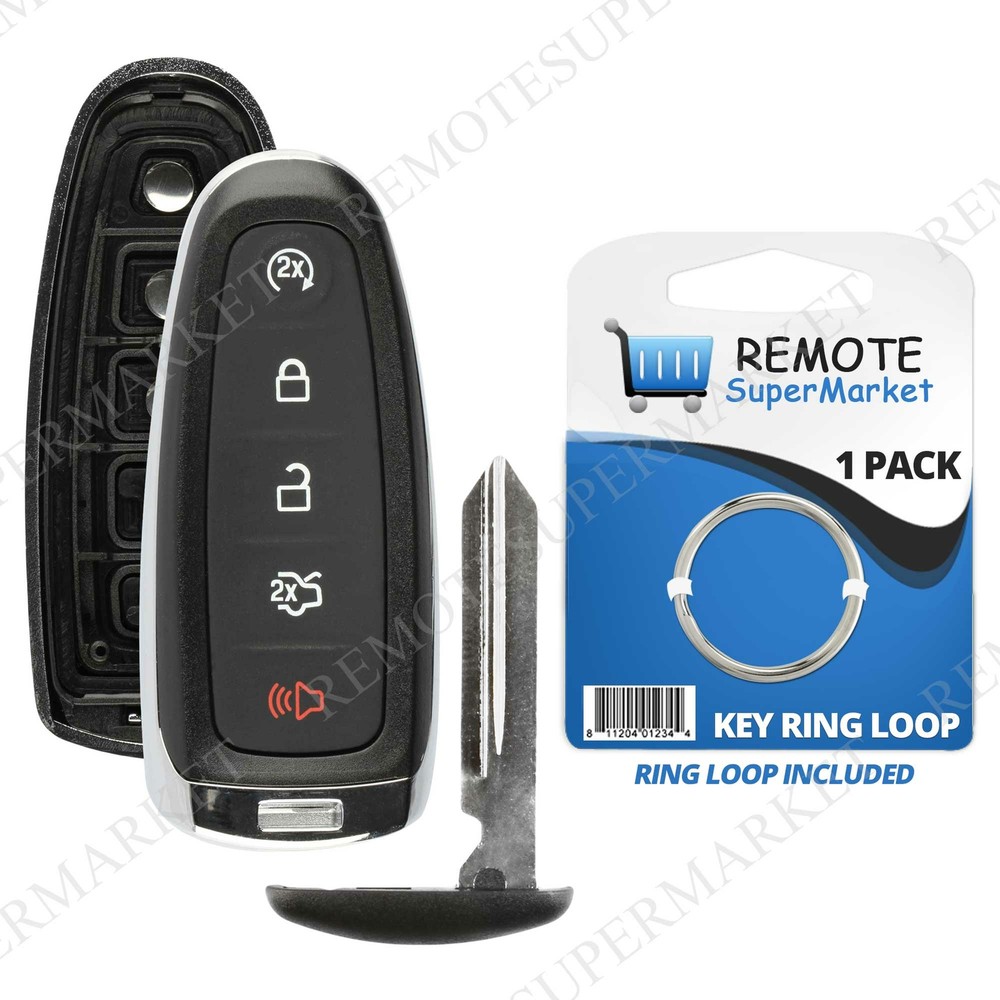 Replacement for 2013-2016 Ford Flex Taurus Remote Key Fob Shell Case + Insert