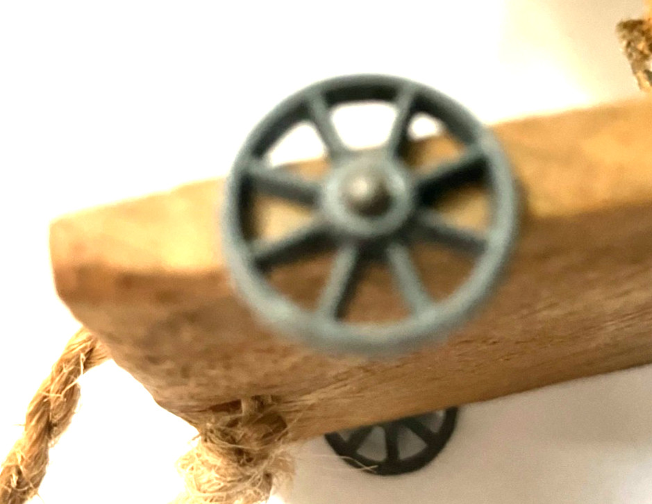 Antique childs felt covered pull toy