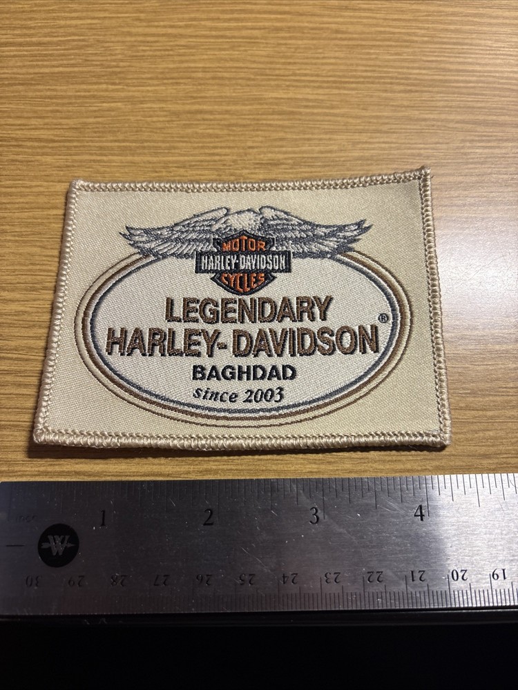 Harley Davidson Baghdad Military Patch
