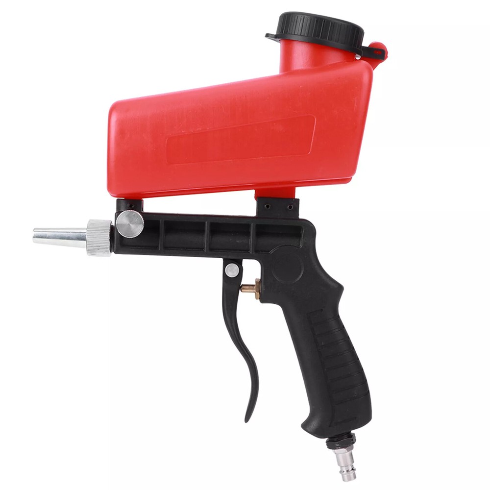1/4" Pneumatic Sandblasting Machine Handheld Spray Mini Sandblaster Hand Tool