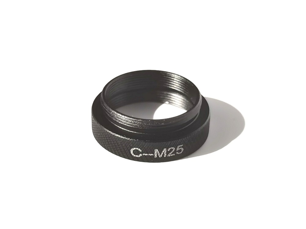 C-M25 C-Mount Male Camera to 25mm*0.75  Microscope Female Thread Adapter Ring