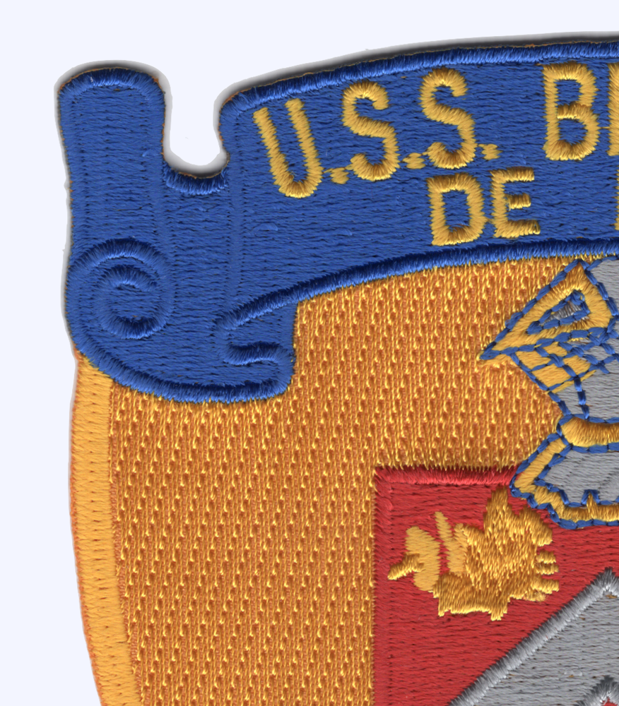 DE-1041 USS Bradley Destroyer Escort Ship Patch
