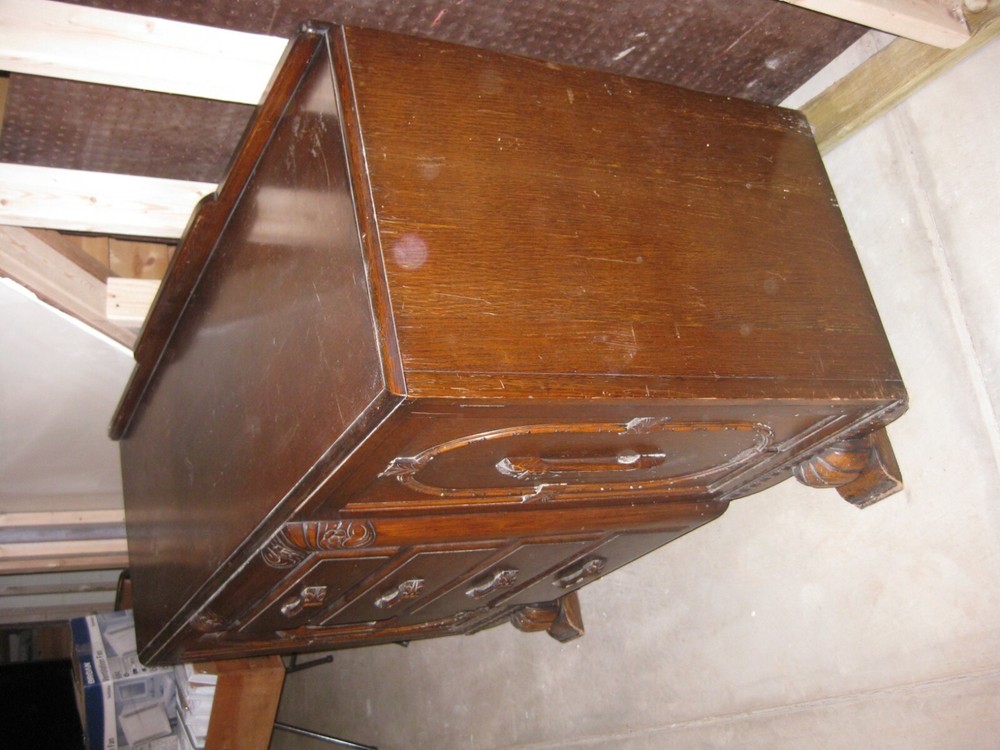 Antique Sideboard Buffet Cabinet