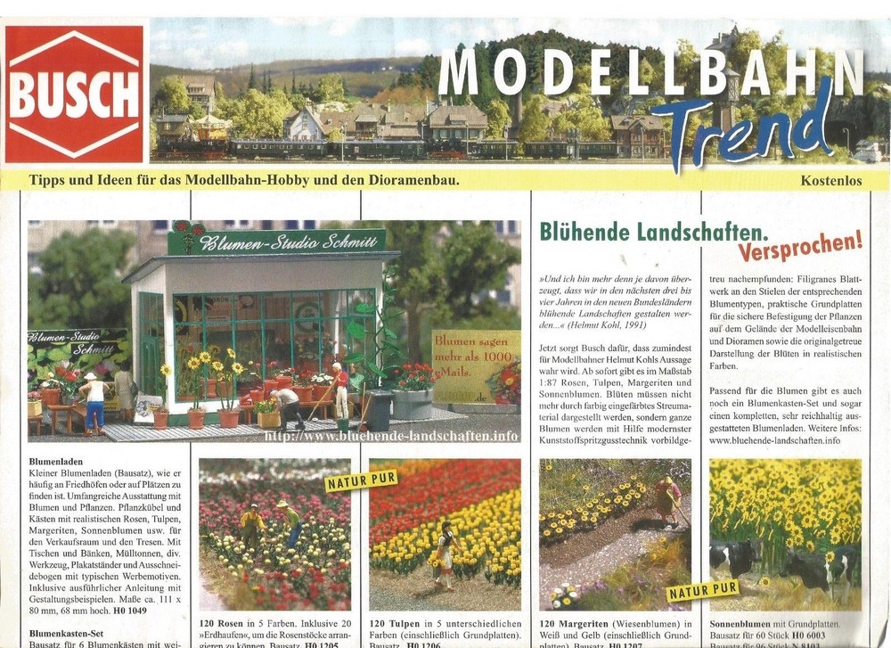 CATALOGUE "JOURNAL" BUSCH - MODEL RAILWAY TREND