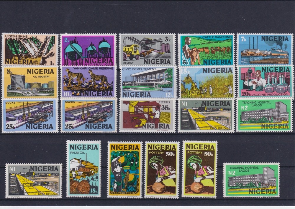 NIGERIA. 1973. REGULAR SET. MI 273- 289. MNH
