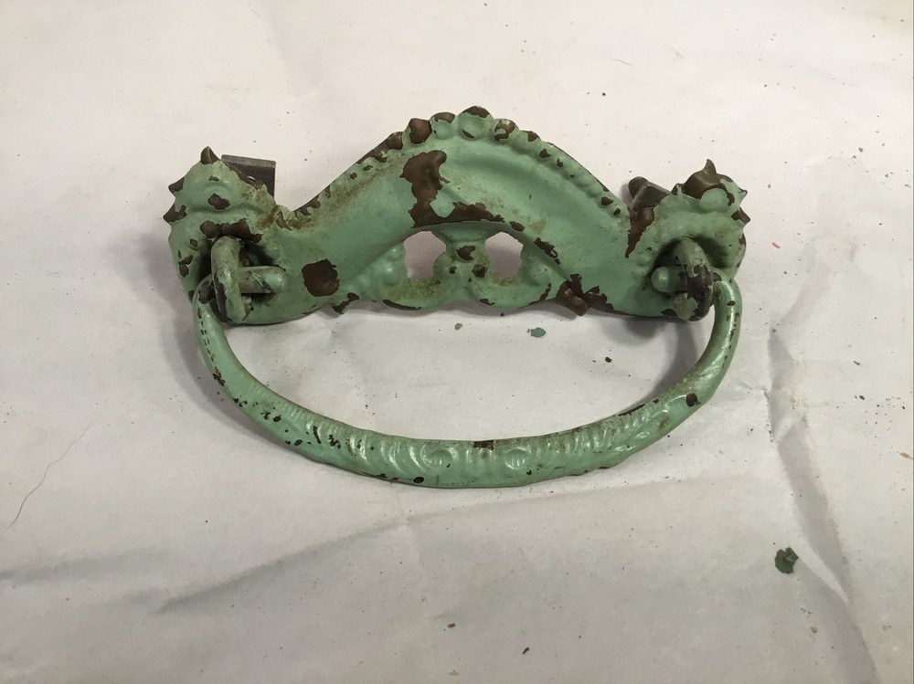 Vintage Drawer Pulls, Painted, Mid Century Modern. ~37 total