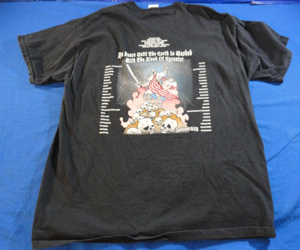 DISCONTINUED 324TH TRS TRAINING SQUADRON FLIGHT 533 BASIC BLACK SHIRT XL