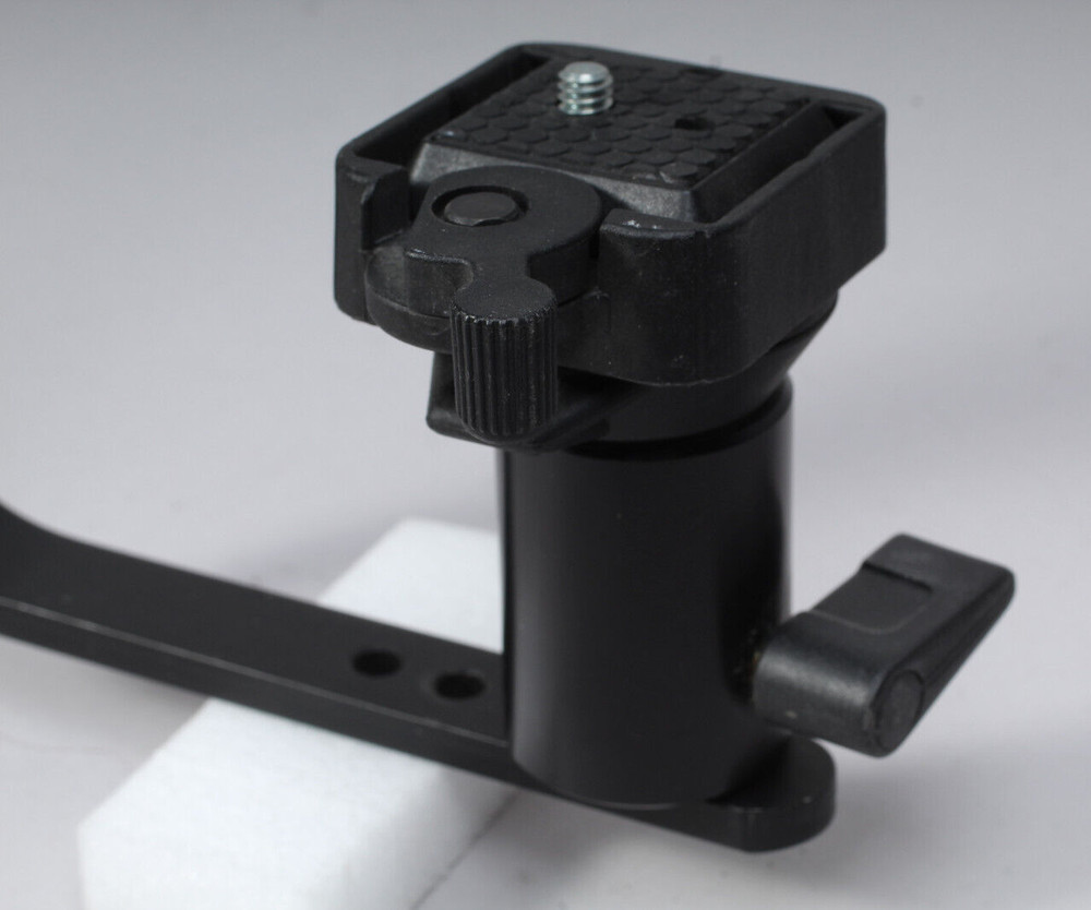 FLASH BRACKET WITH QUICK RELEASE BALL HEAD CAMERA MOUNT