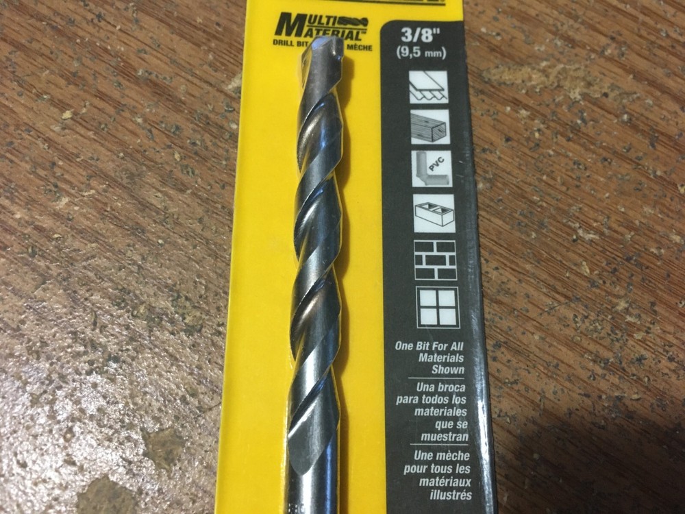 Multi Material Masonry Drill Bit 3/8" x 5.25" Carbide Tipped