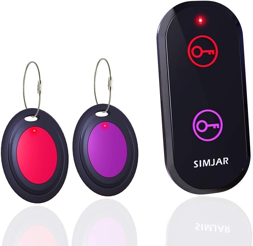 Basic Key Finder with Receivers & Advanced Fabric Remote, Simjar...