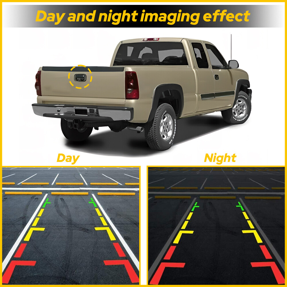 TAILGATE BACKUP REVERSE HANDLE CAMERA REVERSING CAMERA FOR 99-06 CHEVY SILVERADO