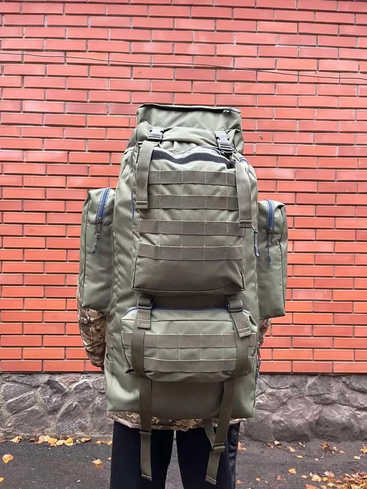 Tactical backpack 100 l. Military backpack Olive🇺🇦