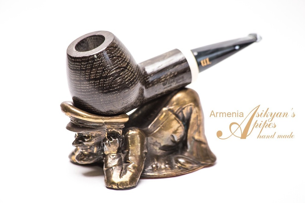 Asikyan Pipe #454/25 Reverse Calabash Morta Smooth Hand Made