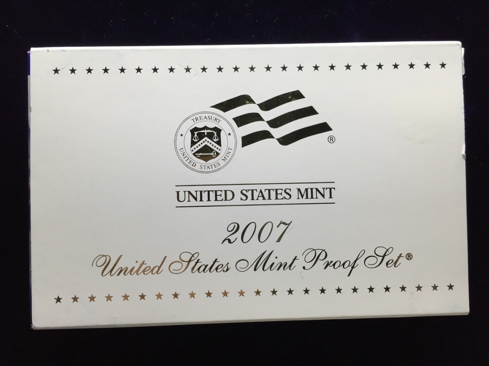 2007 US Mint Proof Set 14 Piece Clad Set COA OGP