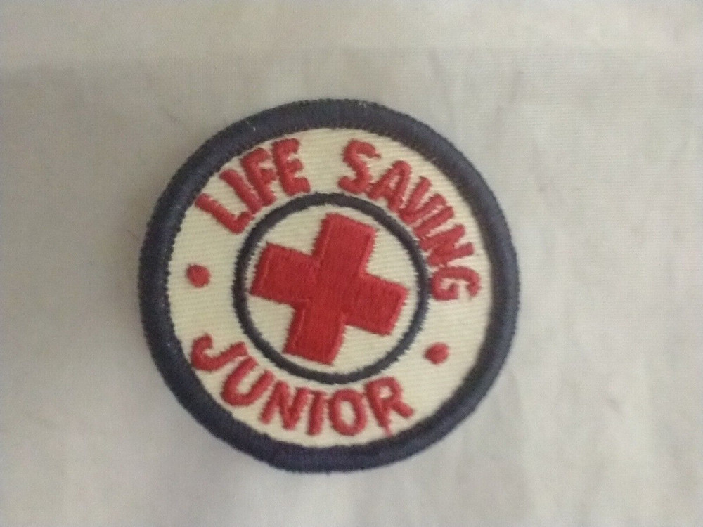 American Red Cross Life Saving Junior Embroidered Patch - Round 