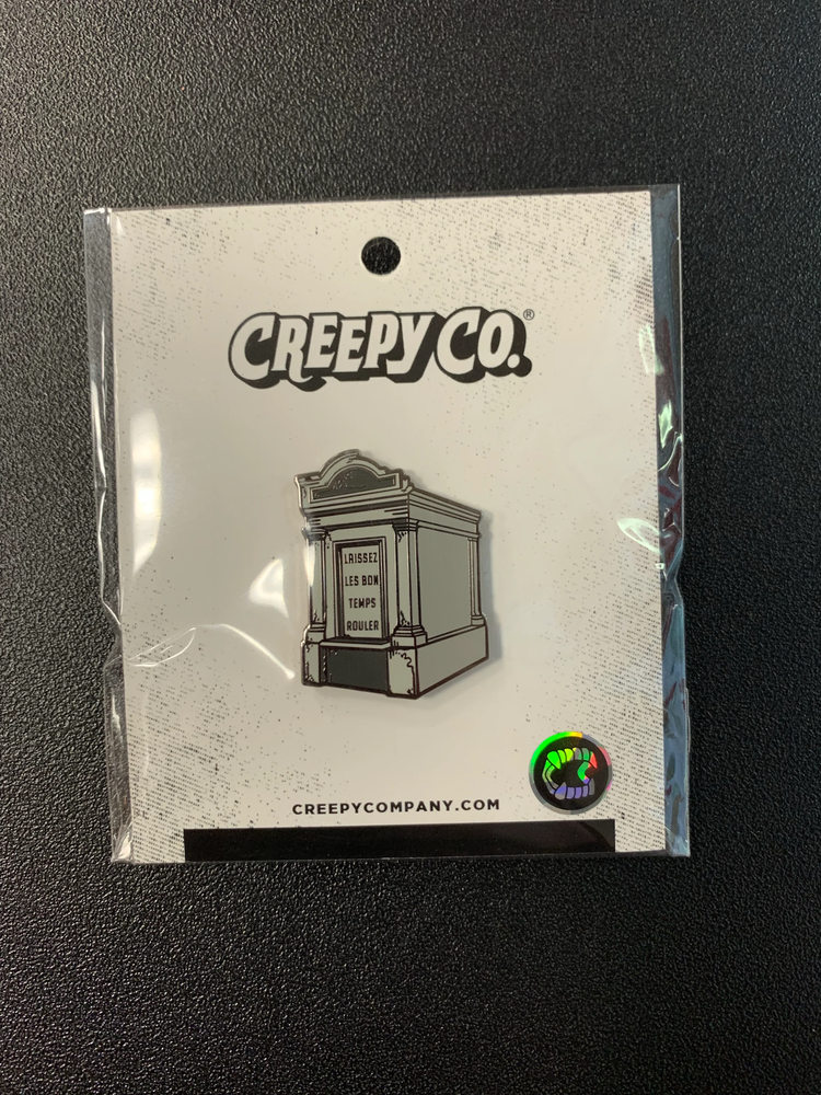 GOOD TIMES TOMBSTONE ENAMEL PIN