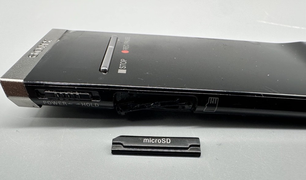 Sony Stereo Digital Voice Recorder ICD-TX50 Thin Style Tested