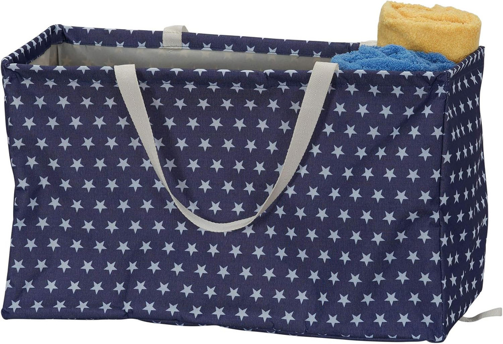 Blue with White Stars Krush Container All-Purpose Utility Tote