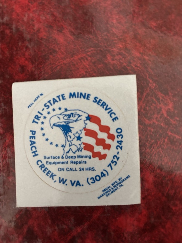 Coal Mining Stickers. Nice Vendor