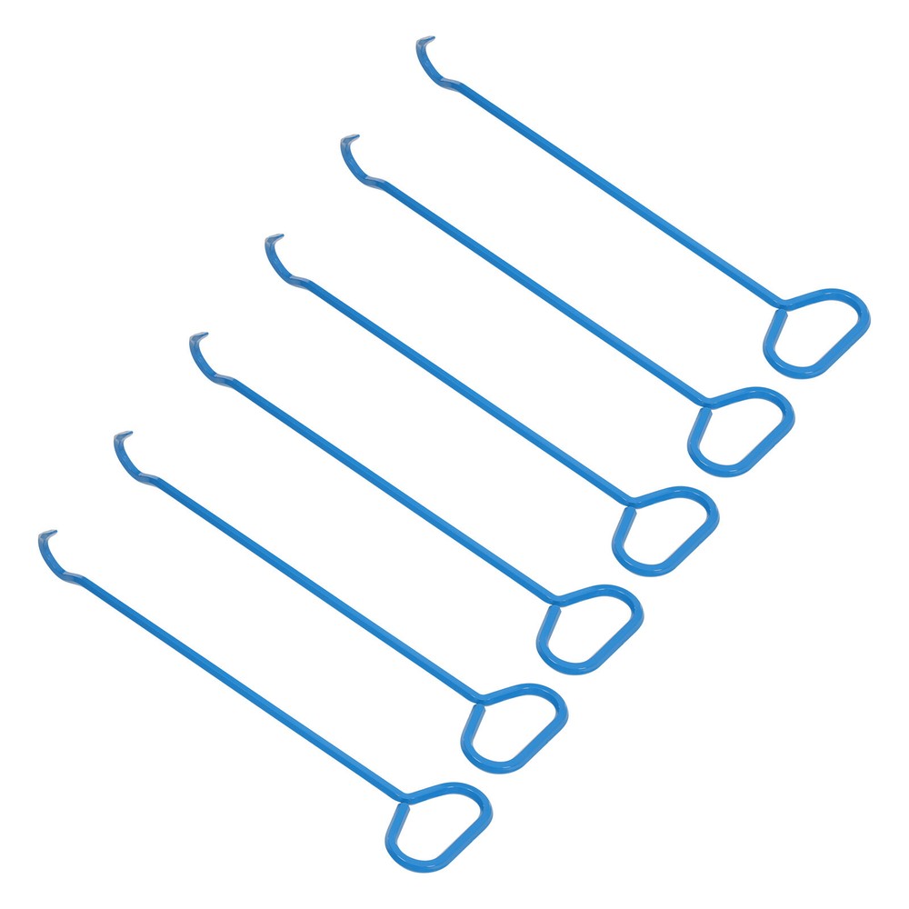 6Pcs 200kg/440.92 lbs Versatile Manhole Cover Hook Tool Lifting Hooks Tool Hook