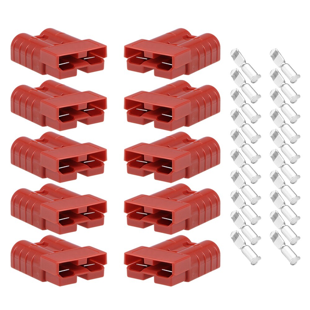 5Pair Battery Quick Connect Disconnect Jumper Connectors Cable Plug Winch 50A