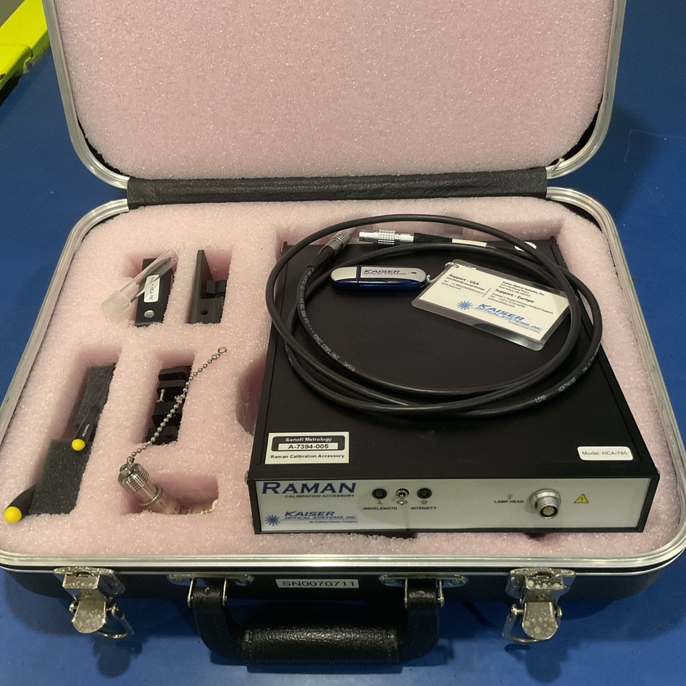 Kaiser RAMAN HCA785 Spectrometer Microscope Calibration Accessory With Extras!