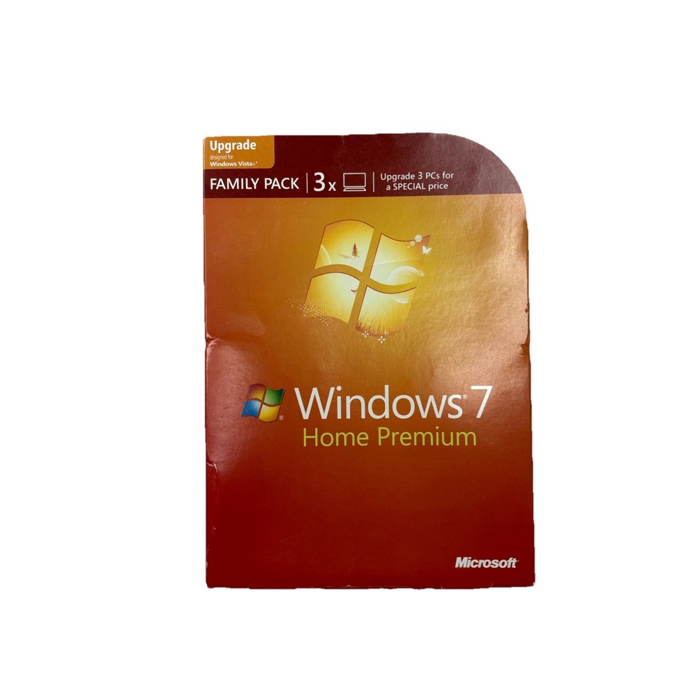 Microsoft  Windows 7 Home Premium Family Pack 32/64-Bit