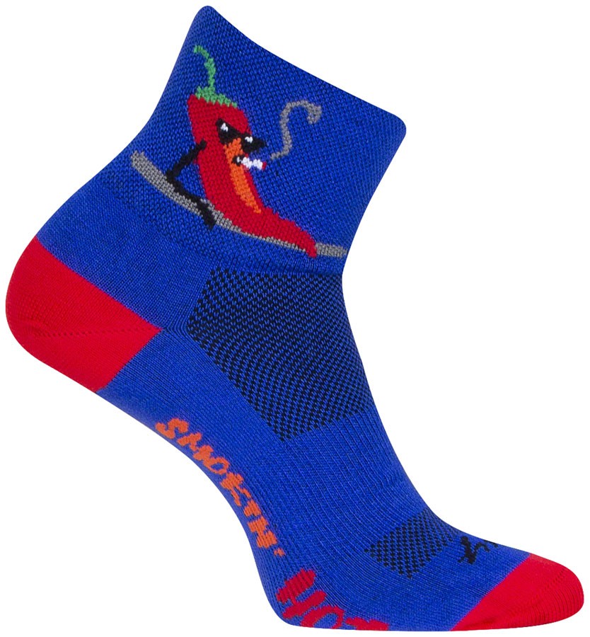 SockGuy Classic Smokin' HotSocks - 3", Large/X-Large