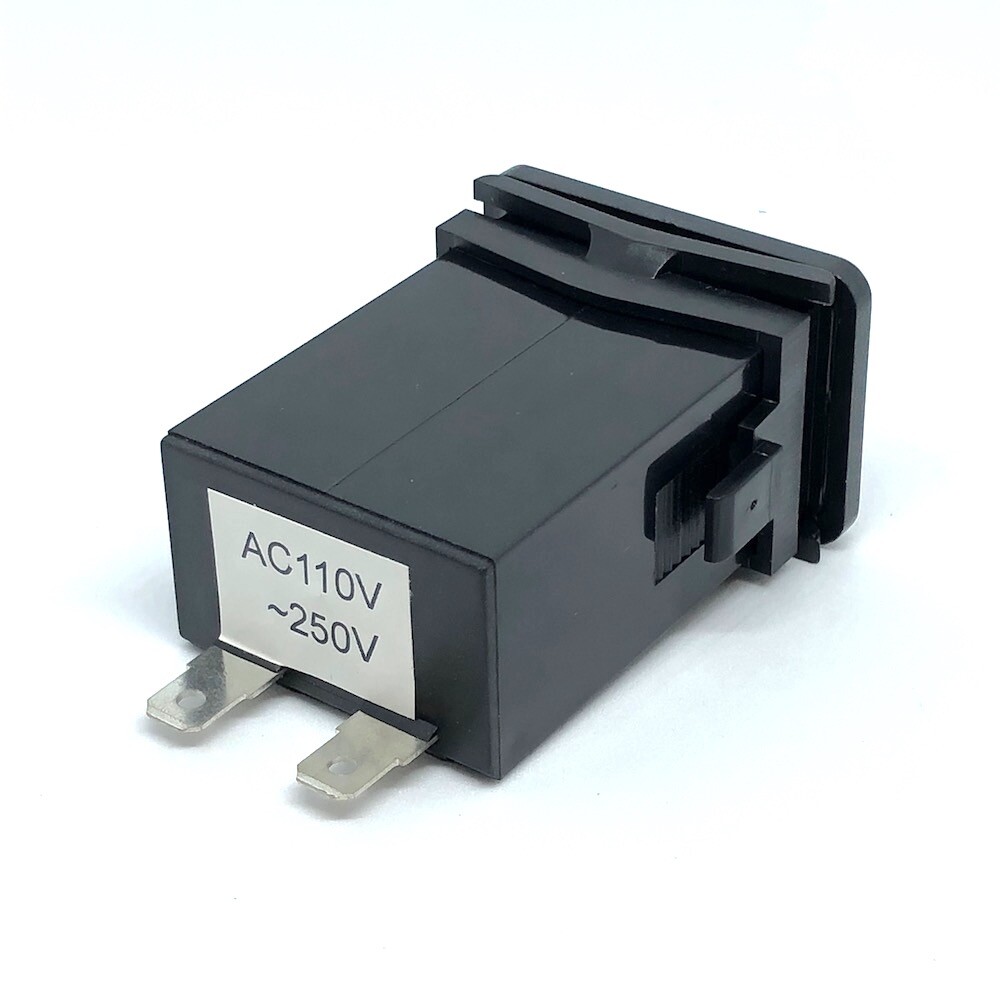 AC110-250V DC6-80V 6-Digit Display Electromechanical Engine Hour Meter Counter