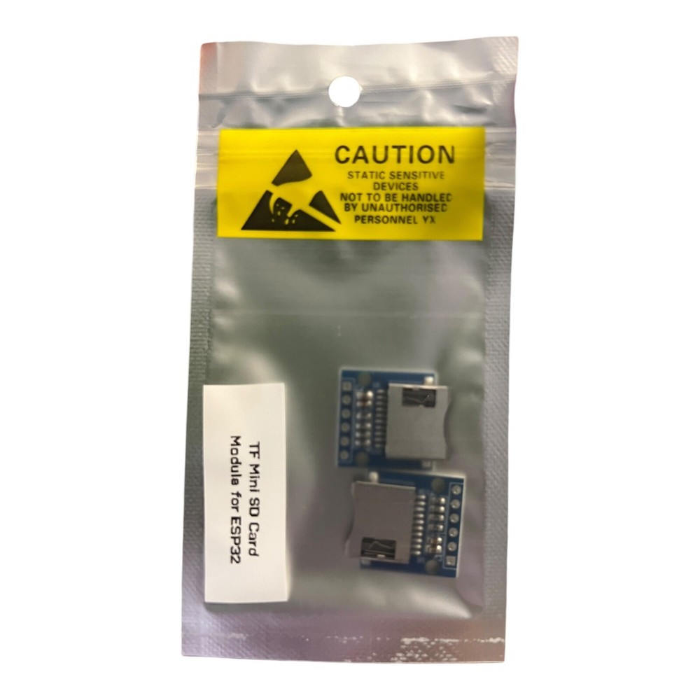 2x Micro SD Card Module for ESP32/Arduino | SPI Interface TF Reader Adapter