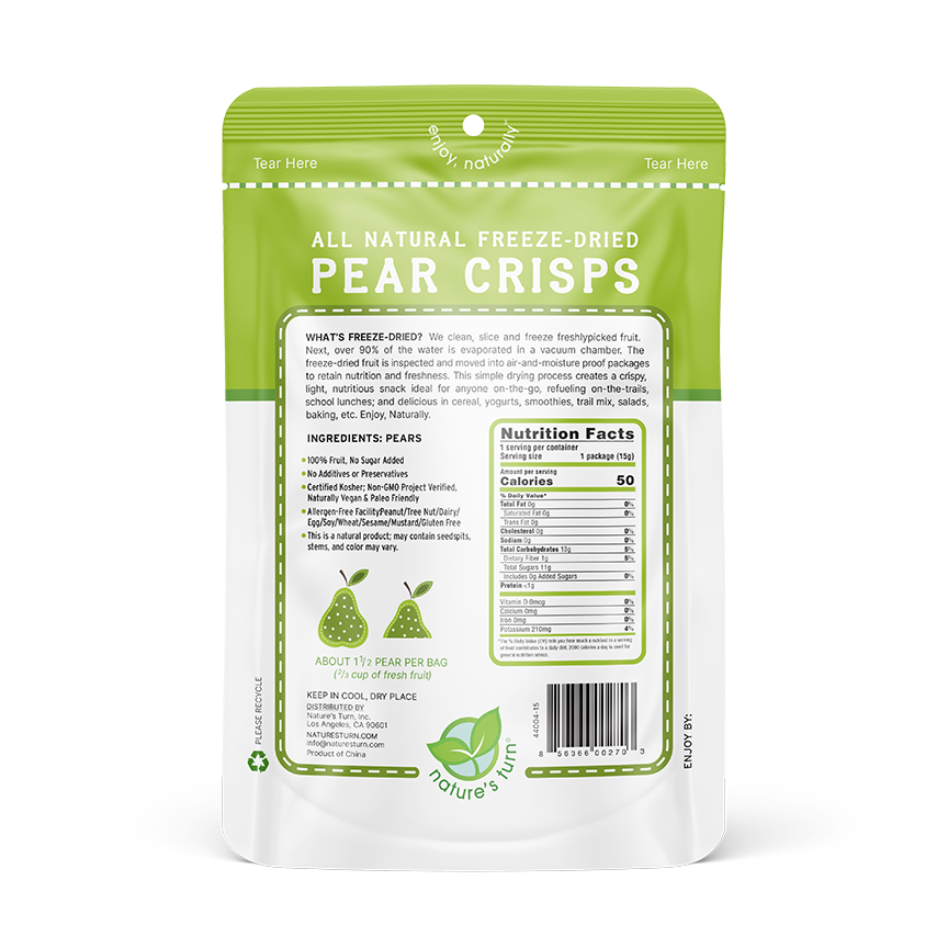 Freeze-Dried Pear Crisps