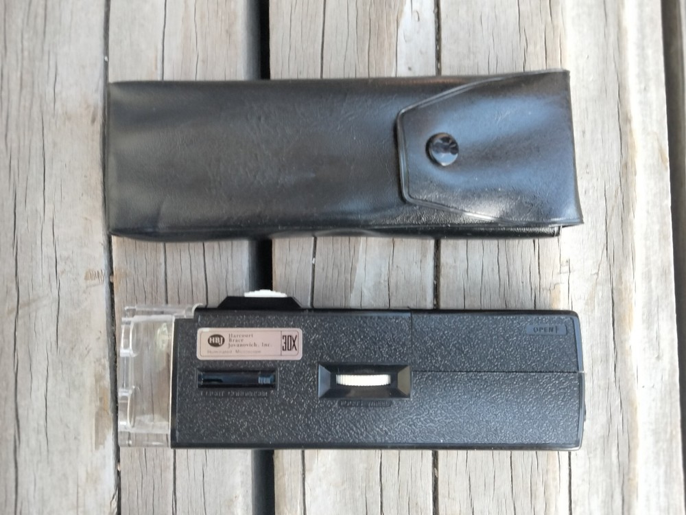 HBJ 30X Iluminated Microscope w/ case ~ SHIPS FREE