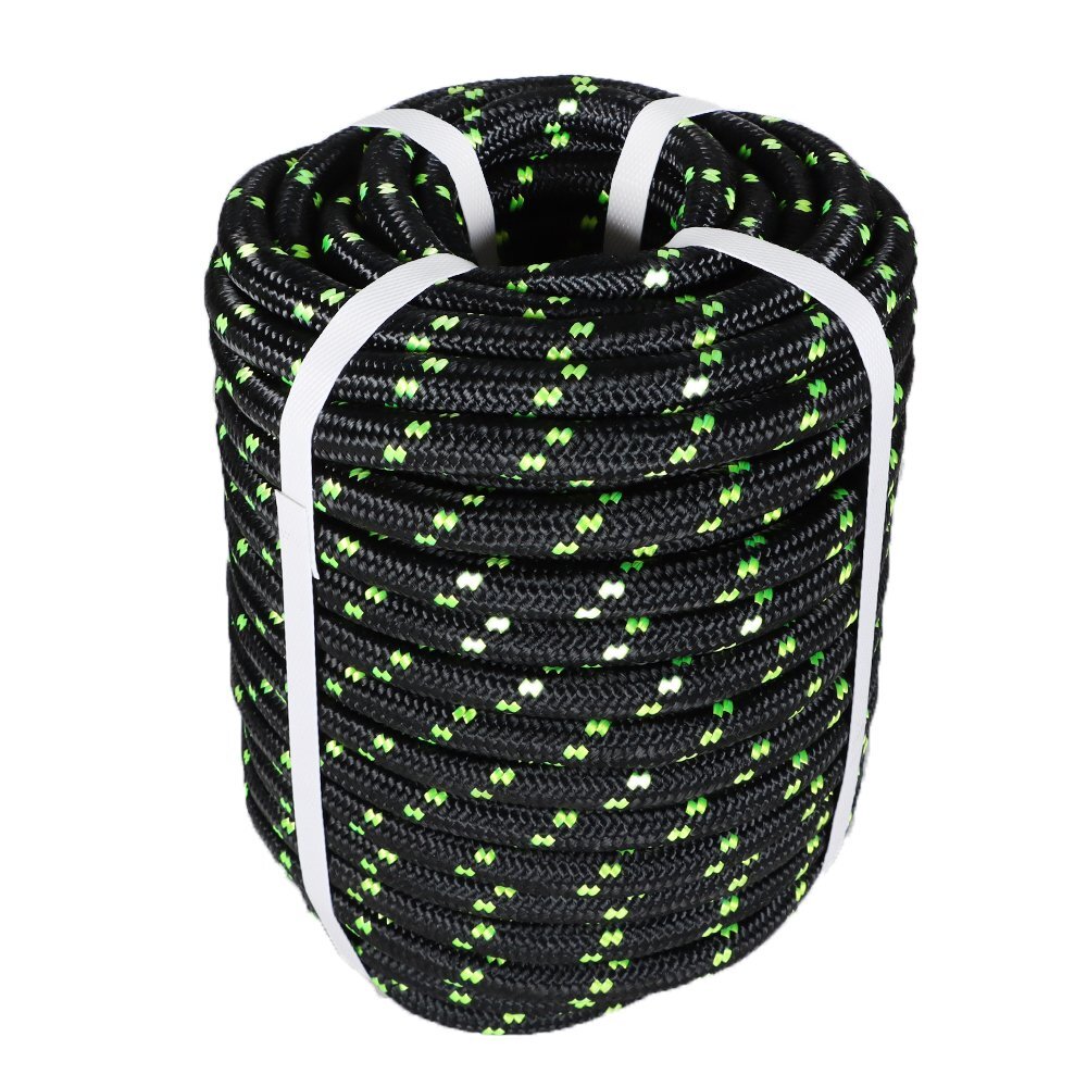 1/2' x 150' Double Braid Polyester Rope Rigging Rope Breaking Strength
