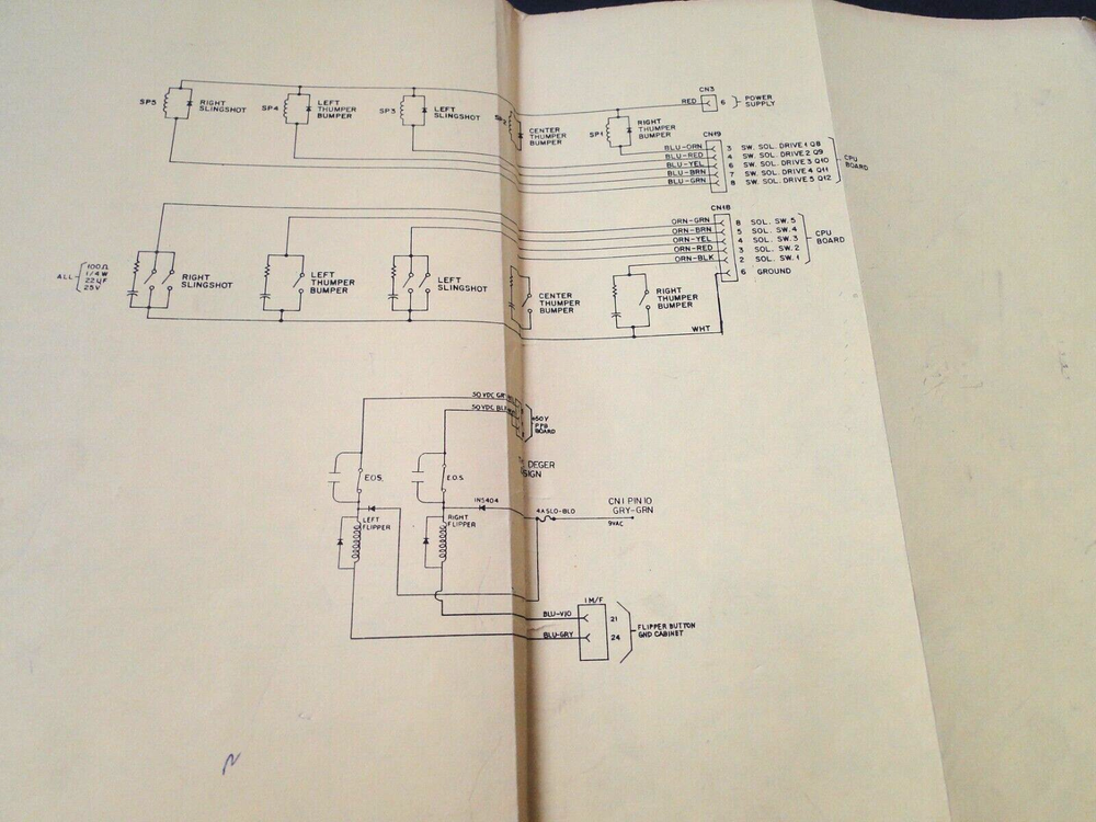 1989 Data East: Playboy 35th Anniversary Pinball Machine Manual (Read Descriptio