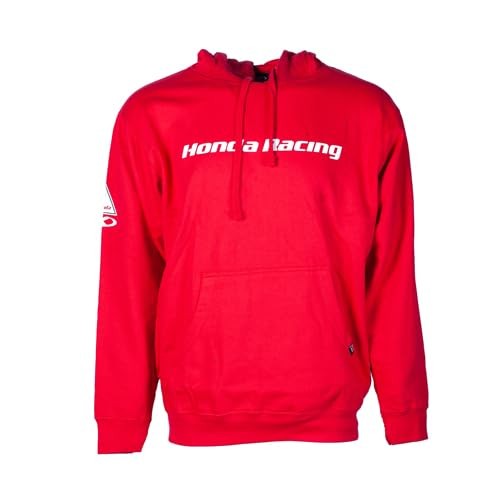 Factory Effex 16-88370 Honda Racing Pullover Sweatshirt Red (M)