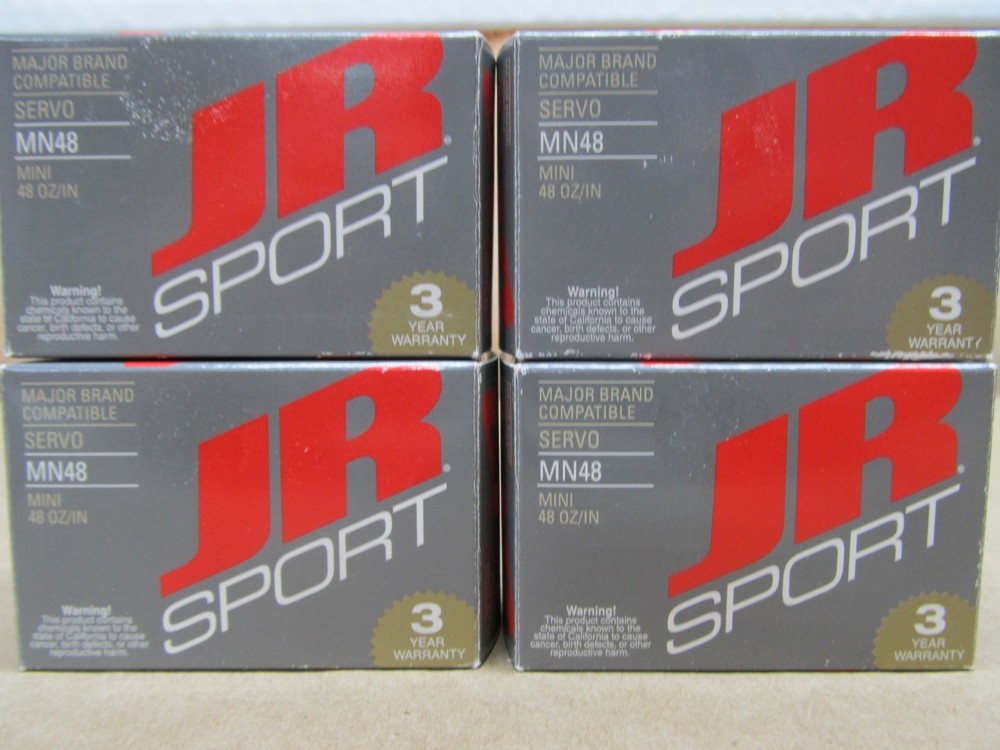 Four New JR MN48 Servos