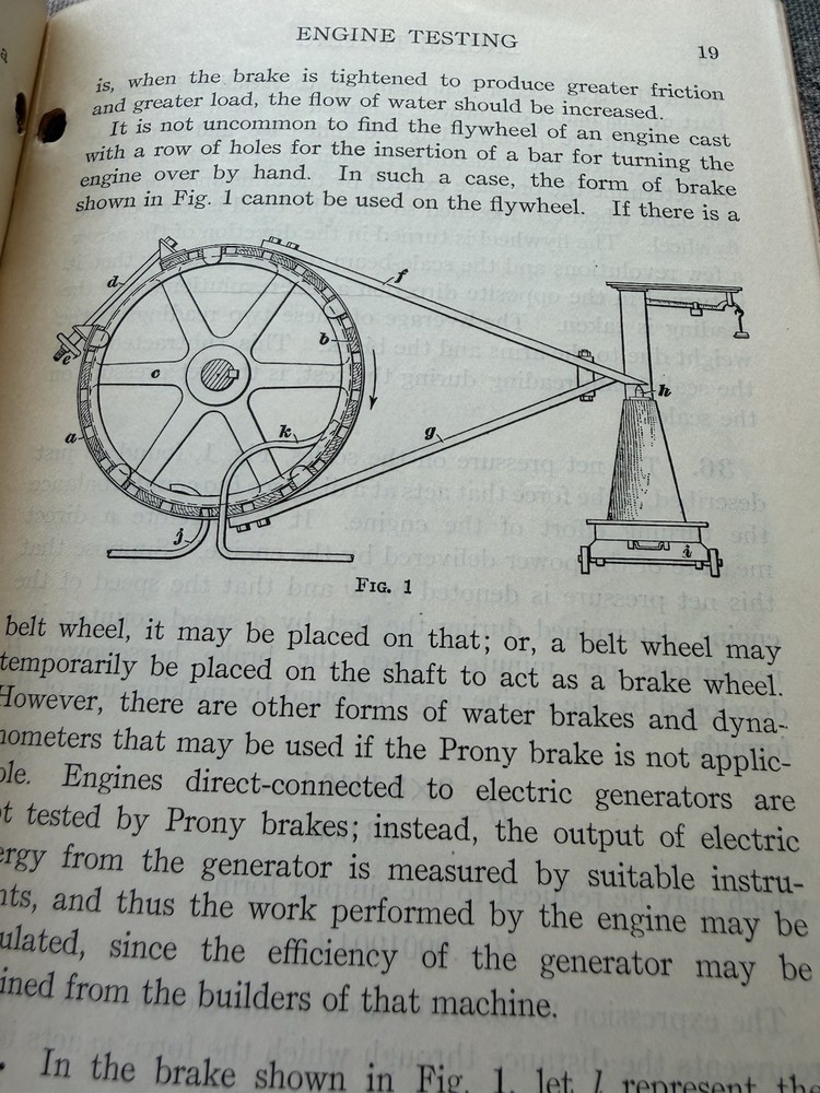 Rare 1931 Steam Engine Testing Manual Illustr. 40pp. SHIPS FREE