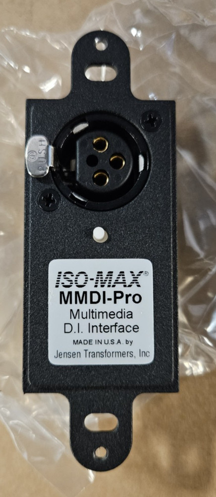 Jensen Transformers Iso-Max MMDI-PRO DB-XN-WP MULTIMEDIA D.I. INTERFACE