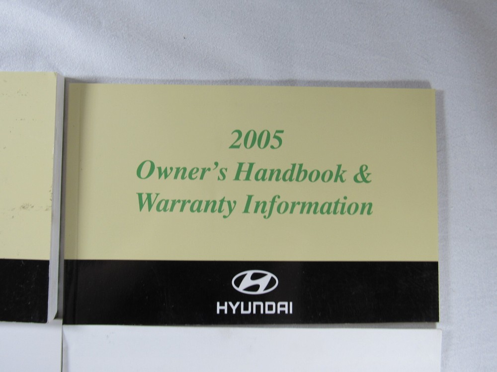 2005 Hyundai Sonata Owners Manual Book