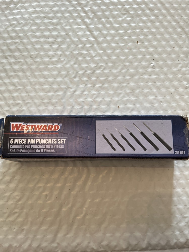 Westward 6 Piece Pin Punch Set