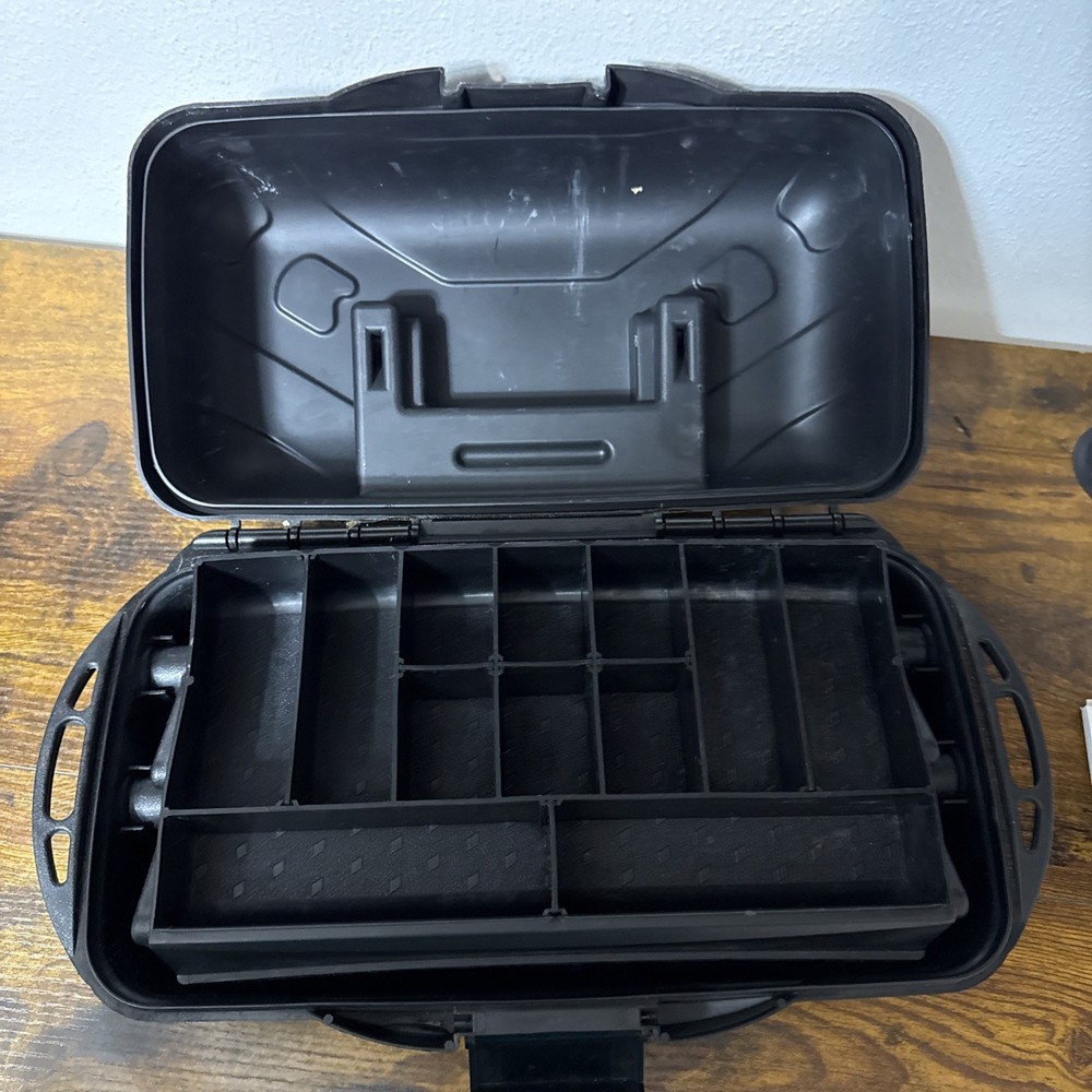 ArtBin Black Plastic Portable Art Supply Storage Case Toolbox Organizer Handle