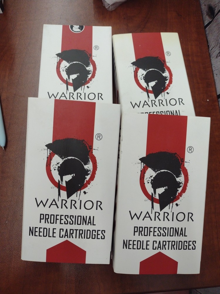 Warrior Professional Needle Cartridges 20pcs, Bundle (4 Packs)